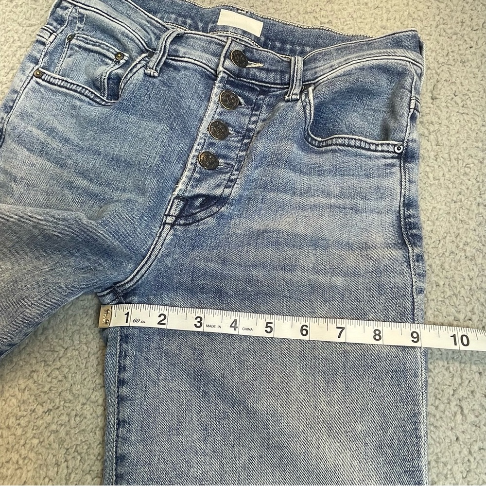 MOTHER Jeans size 24 The Pixie Insider Ankle The Group Bathing Wash Button Fly - Picture 13 of 16
